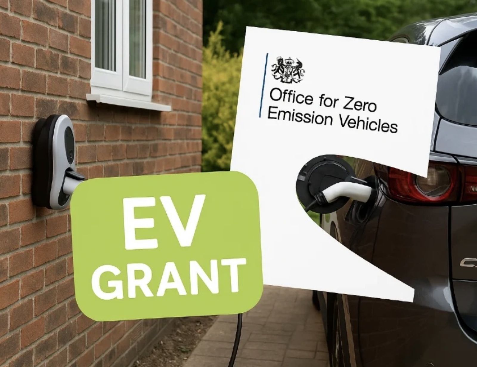 The electric car home installation UK grant