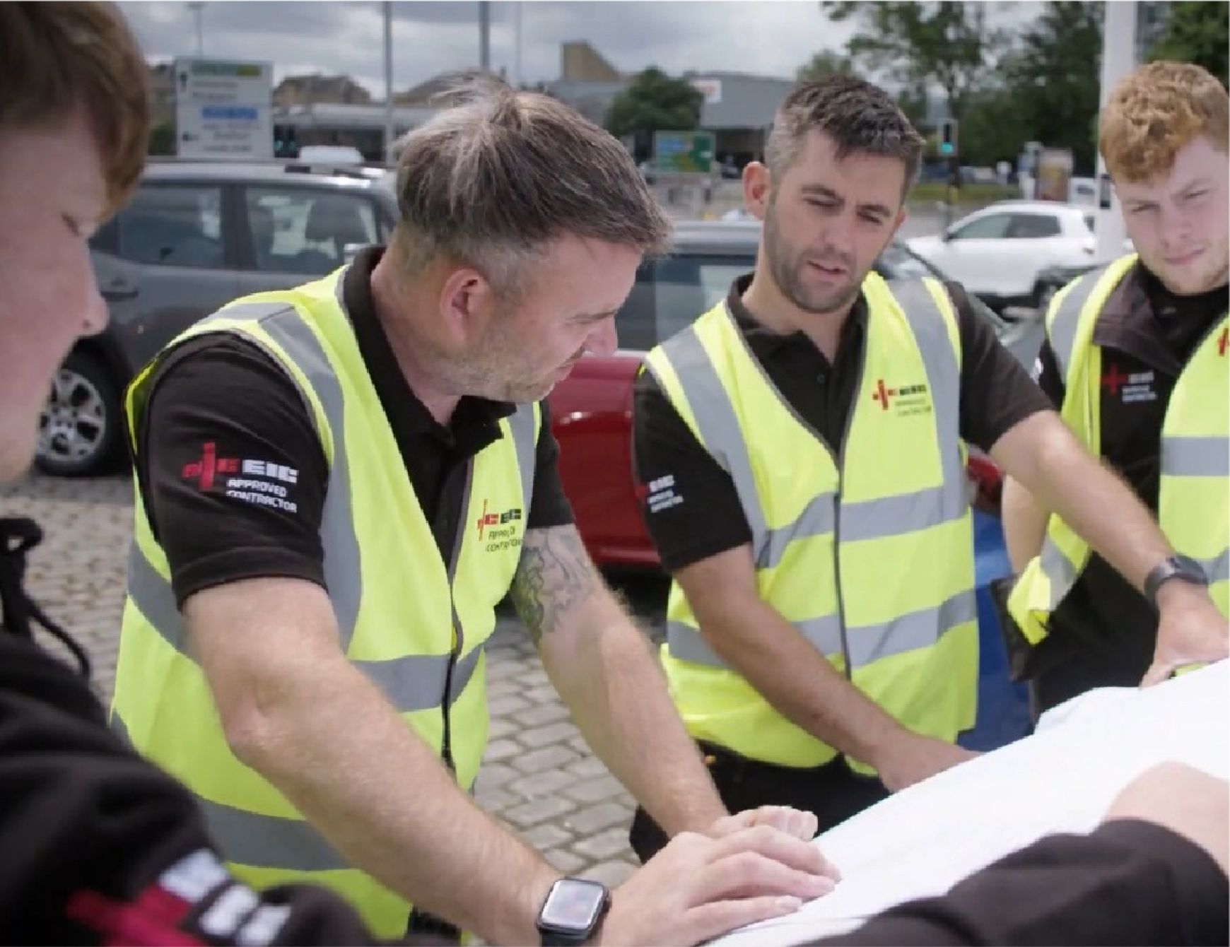 Chris Thompson, managing director at CTE Electrical Contractors, planning a commercial project in Barnsley with his expert team of trusted electricians.
